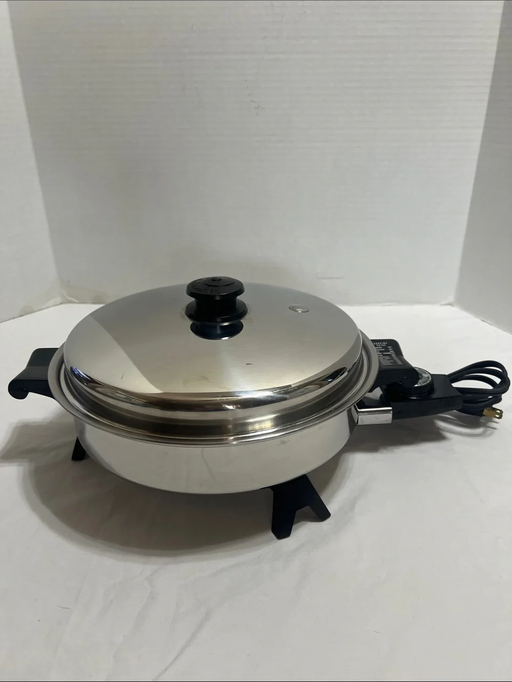 Saladmaster 11” Stainless Steel Electric Oil Core Skillet
